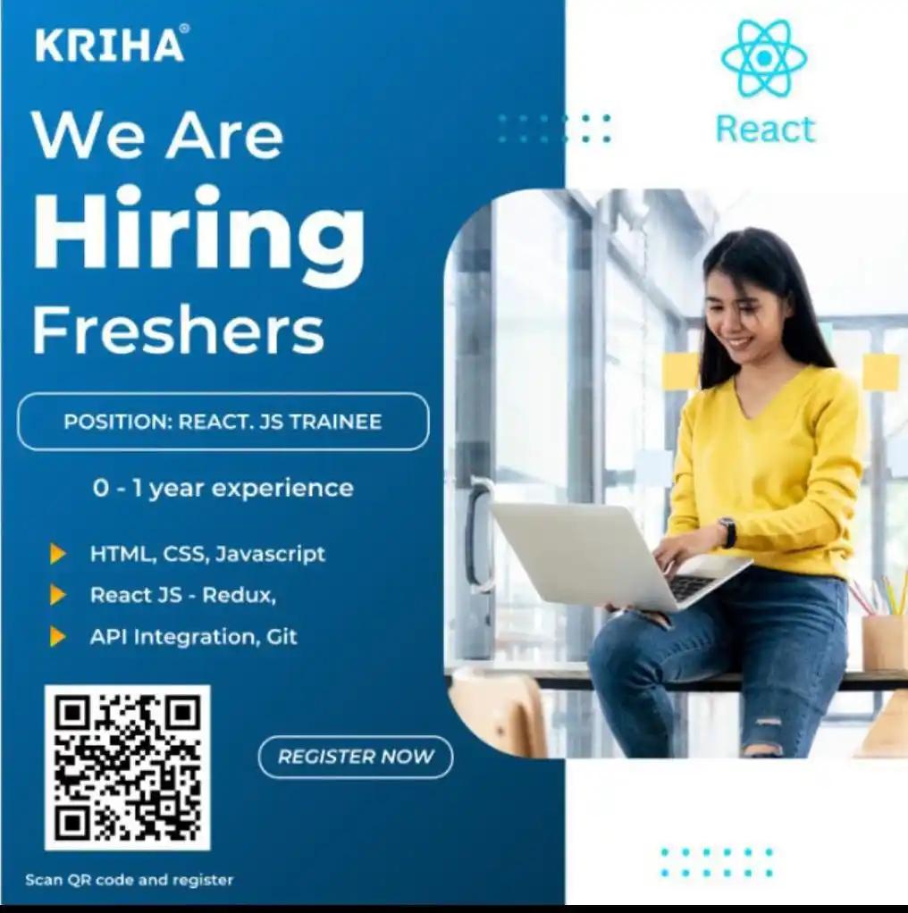 Image from Job Openings: React Js Trainee...