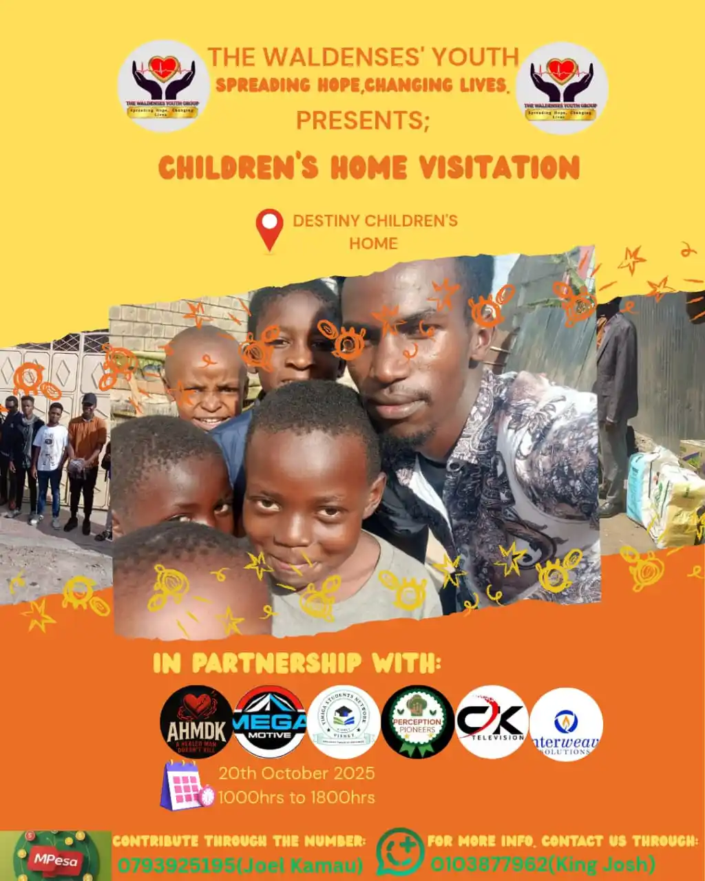 Image from The Paragons Of Grit #KJ 👑: *🧡 REMINDER & INVITATION TO GIVE BACK 🧡* Waldenses' Youth Group | A...
