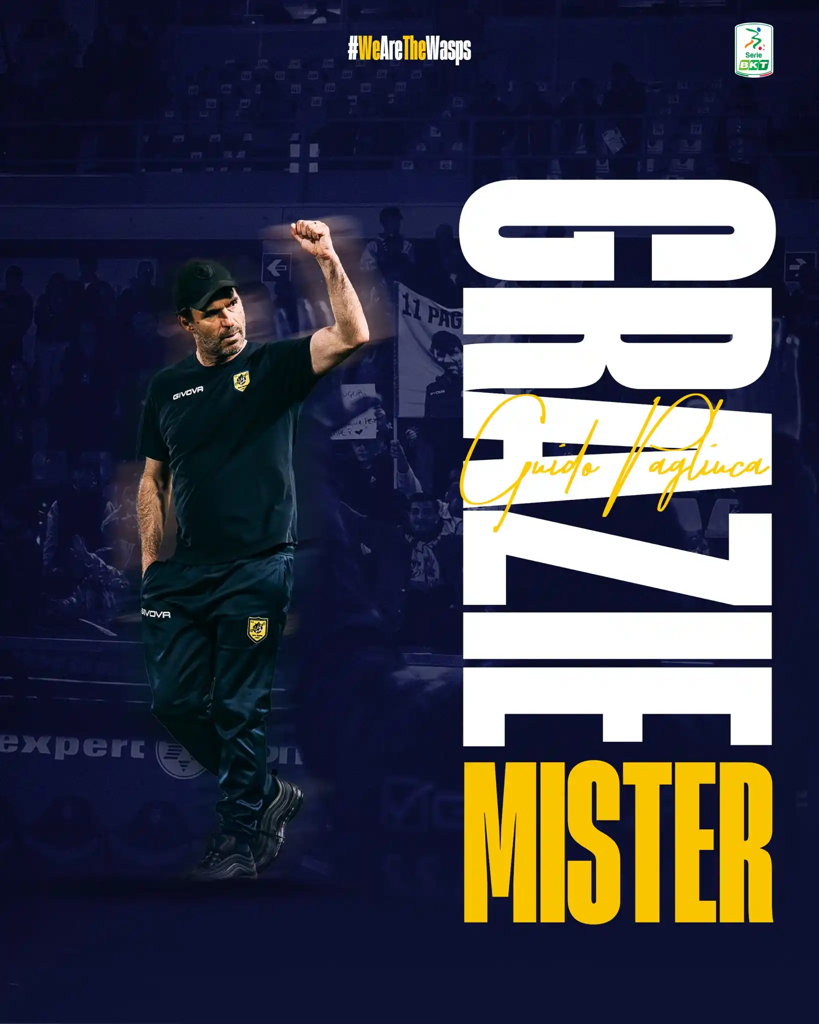 Image from S. S. Juve Stabia 1907 - Official Channel: Risoluzione consensuale del contratto di Mister Pagliuca  🔗 https://w...