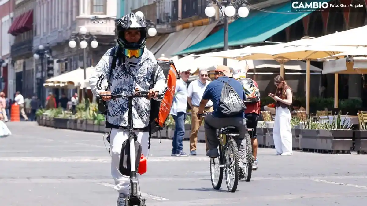 Image from Diario Cambio: 🛴 *Scooters eléctricos deberán portar placas en Puebla: así la puedes...