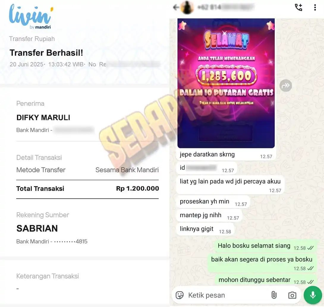 Image from vibes galau x music🎧: Selamat buat kemenangan nya dari sedap138, mainkan hanya di sini kemen...