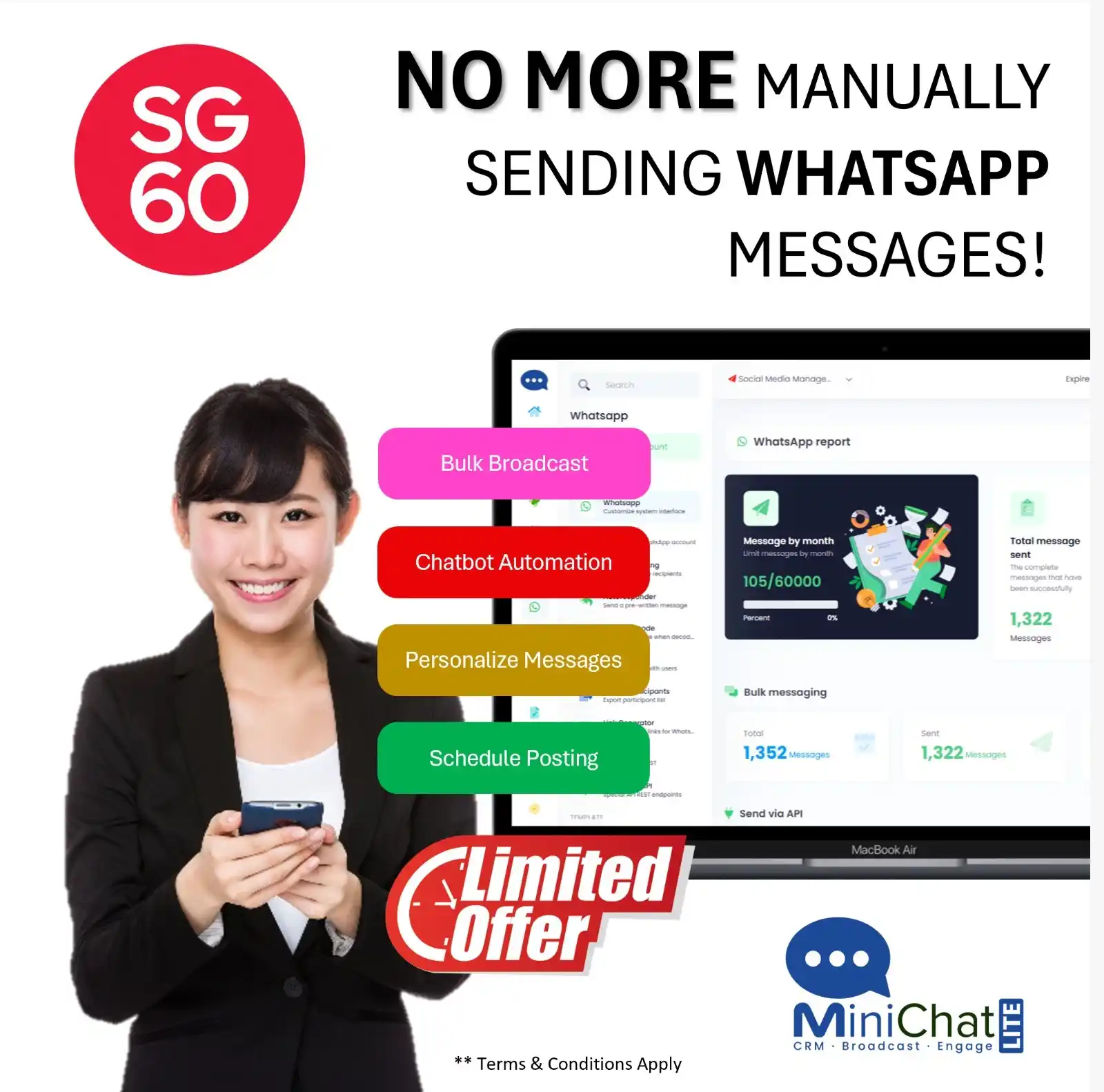 Image from SME Marketing SME Bosses Connect 🇸🇬: 🎉 *SG60 SPECIAL: BUY 1 MONTH, GET 1 FREE!* 🎉  Celebrate Singapore’s ...