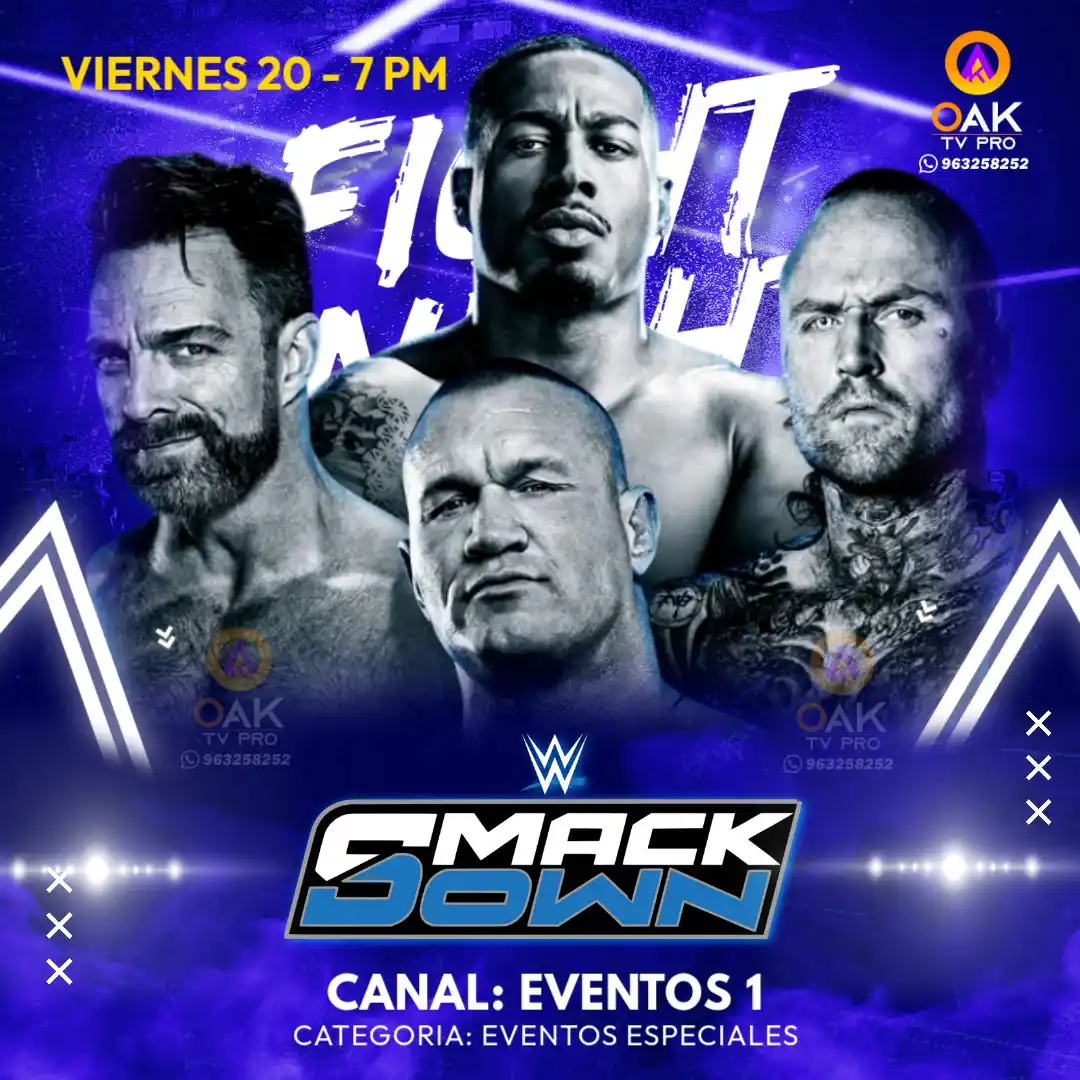 Image from FLYER EVENTOS OAK TV PRO: SmackDown...