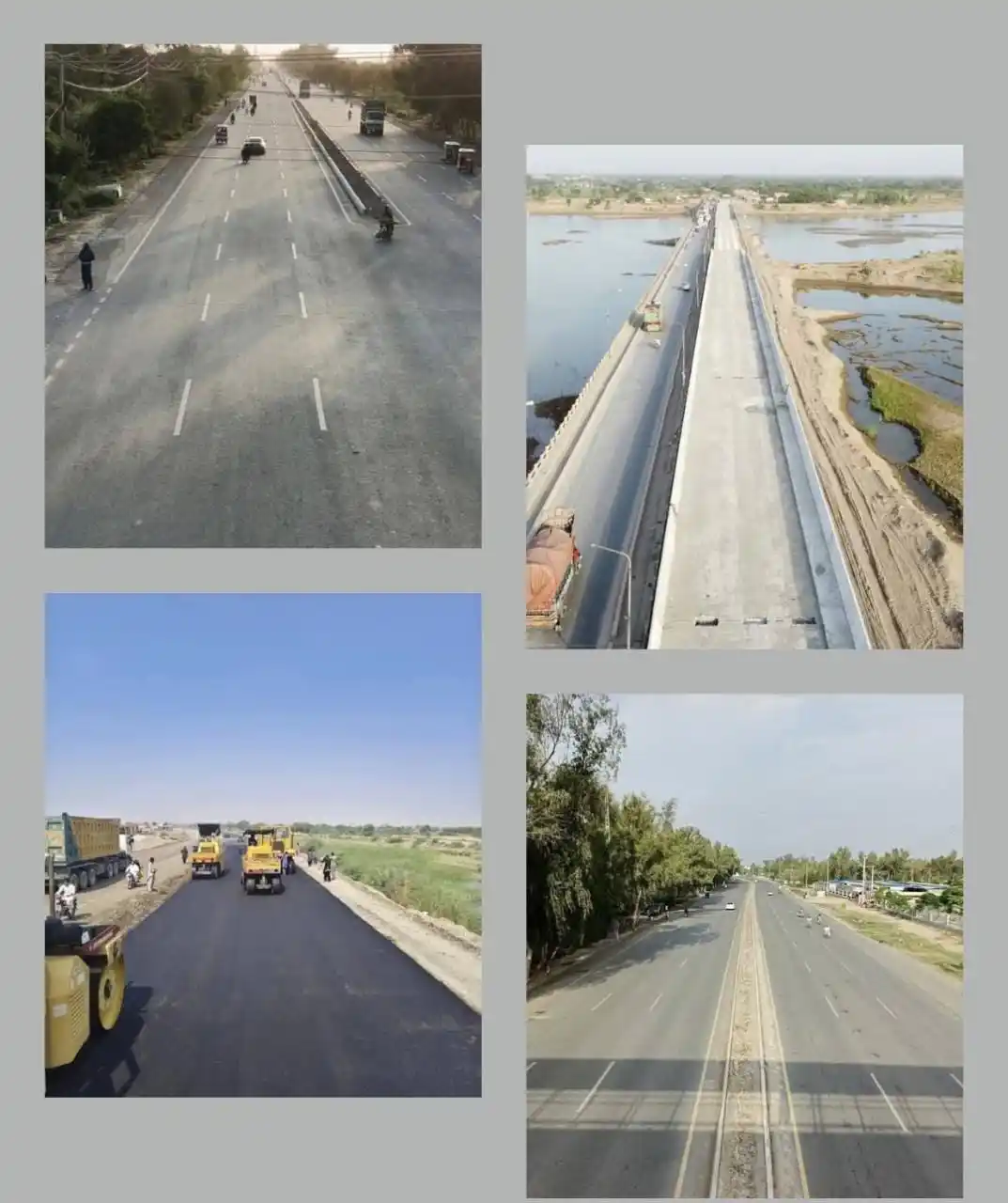 Image from Voice Of Mianwali - آواز میانوالی نیوز: سرگودھا سے میانوالی براستہ خوشاب ون وے سڑک کی تعمیر کا کام جاری۔  یاد ...