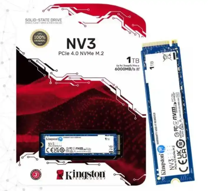 Image from AnruTech - Promoções: 🔥 SSD M.2 NVMe Kingston NV3, 1TB, Gen4, 6000MB/s R$ 342 Cupom: SUPER...