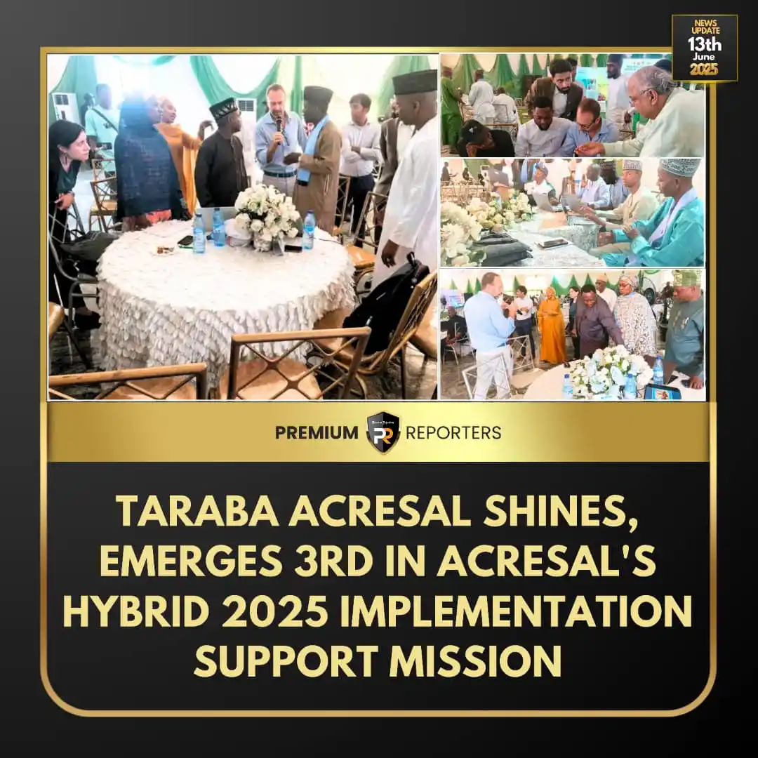 Image from Premium Reporters: *TARABA ACReSAL SHINES, EMERGES 3RD IN ACReSAL'S HYBRID 2025 IMPLEMENT...