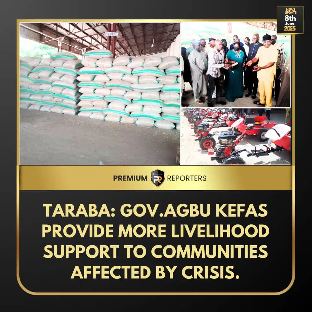 Image from Premium Reporters: Taraba: Gov.Agbu Kefas provide more livelihood support to communities ...