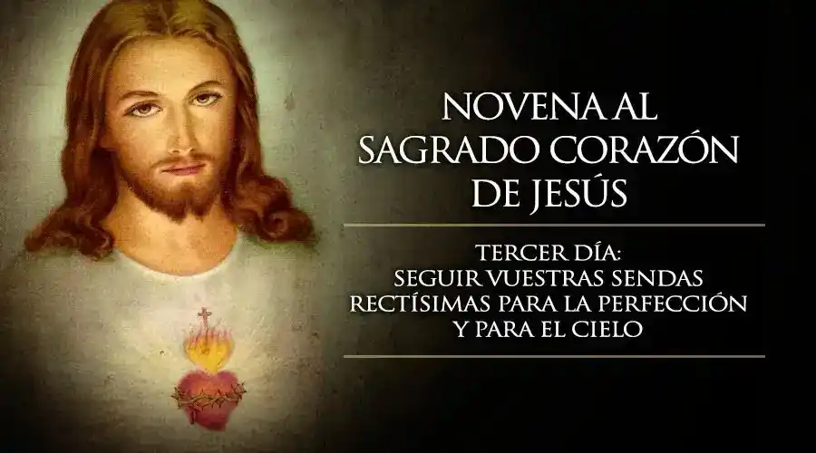 Image from Liturgia Del Día 📜: ✨ *TERCER DÍA* ✨ ¡Oh Corazón divinísimo de mi amado Jesús, en quien l...
