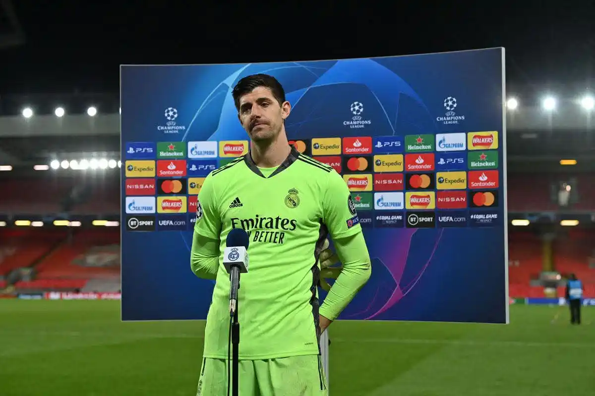 Image from PREMIER LEAGUE 🏴󠁧󠁢󠁥󠁮󠁧󠁿 ⚽: 🚨🚨 Thibaut Courtois: “We're still playing Ancelotti-type football. T...