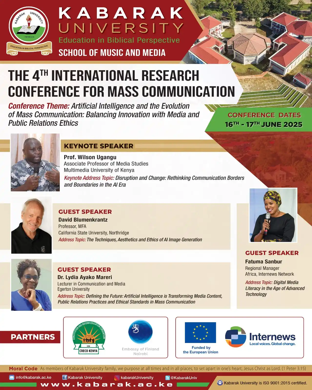 Kabarak University post