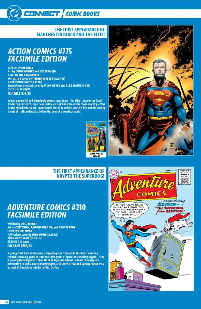Image from Image Comics Brasil 🇧🇷: – VERDADE, JUSTIÇA E O SONHO AMERICANO?! Facsimile de Superman <a clas...