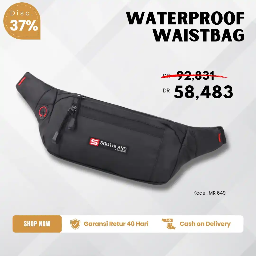 Image from Dropshipper.co.id - Bahan Posting Hari Ini: *Waistbag MR 649* Cocok Untuk Kegiatan Outdoor✨ Harga Jual: 58,483 Ter...