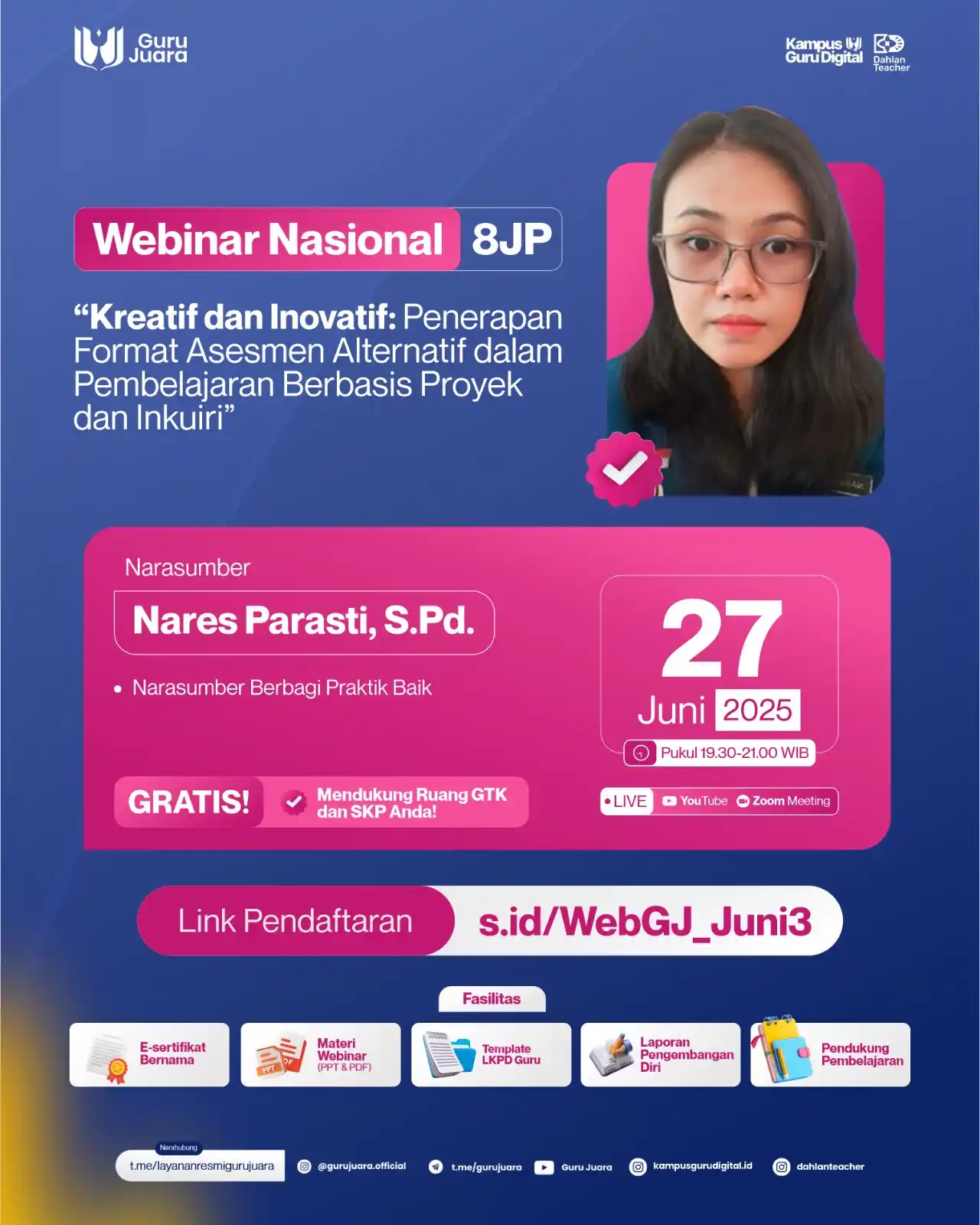 Image from Webinar Edukarya: 🎯 *WEBINAR ASESMEN ALTERNATIF* _Masih ada kesempatan mendaftar!_ *We...