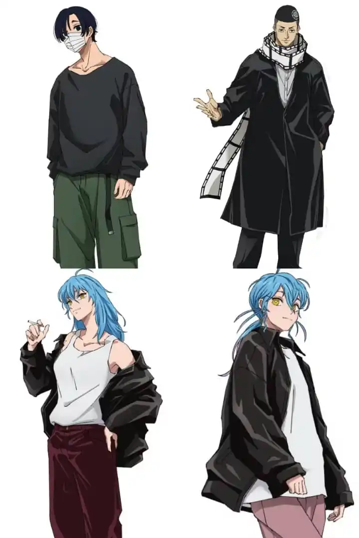 Image from 🎋ANIME TRACKS🎋: *1. Mafuyu Seba* *2. Kagaguri* *3. Rion Akao* *4. Akira Akao*...