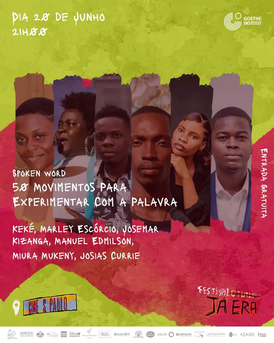 Image from Localiza-te: 20 junho Spoken Word “50 Movimentos para Experimentar com a Palavra”...