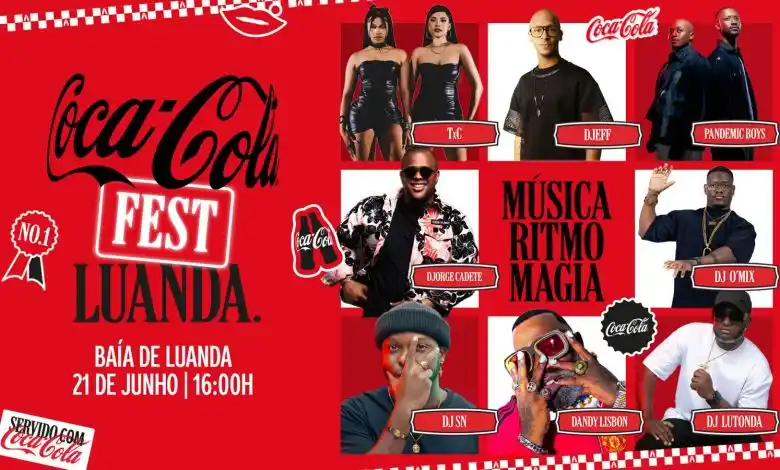 Image from Localiza-te: 21 junho *Coca-Cola Fest Luanda* Música, Sabores e Cultura na Baía ...