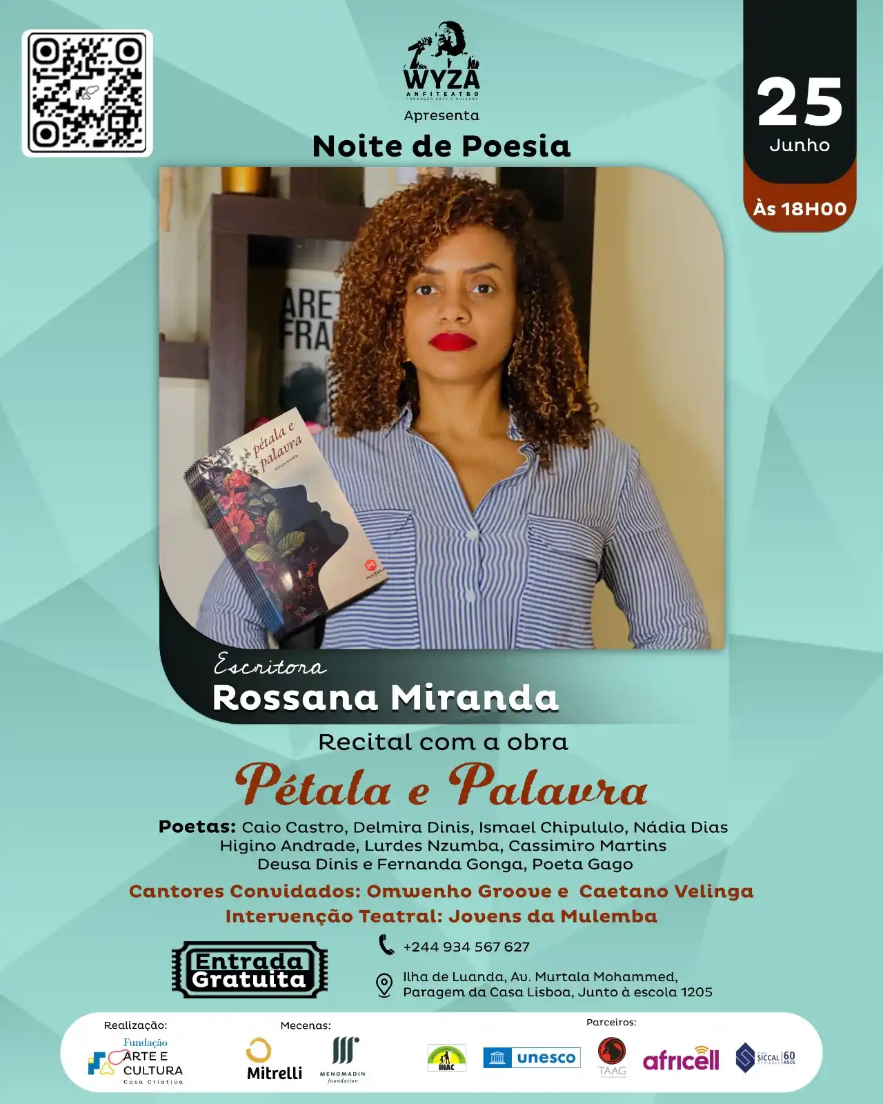 Image from Localiza-te: 25 junho *Rossana Miranda* apresenta *“Pétala e Palavra”* , em recita...