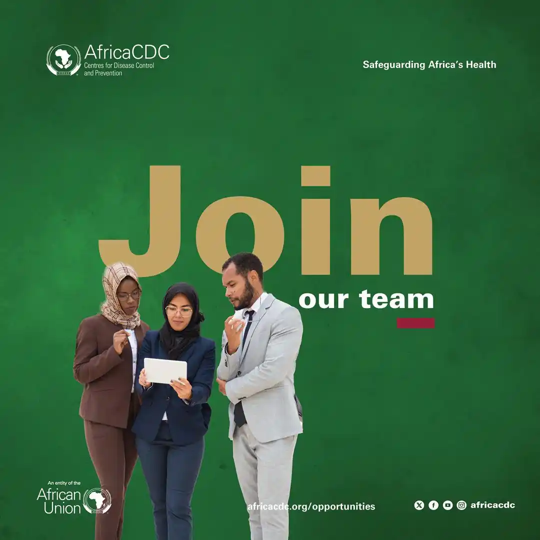 Image from Africa Jobs Gate: AfricaCDC are Hiring   @AfricaCDC is opening two key positions: Senior...