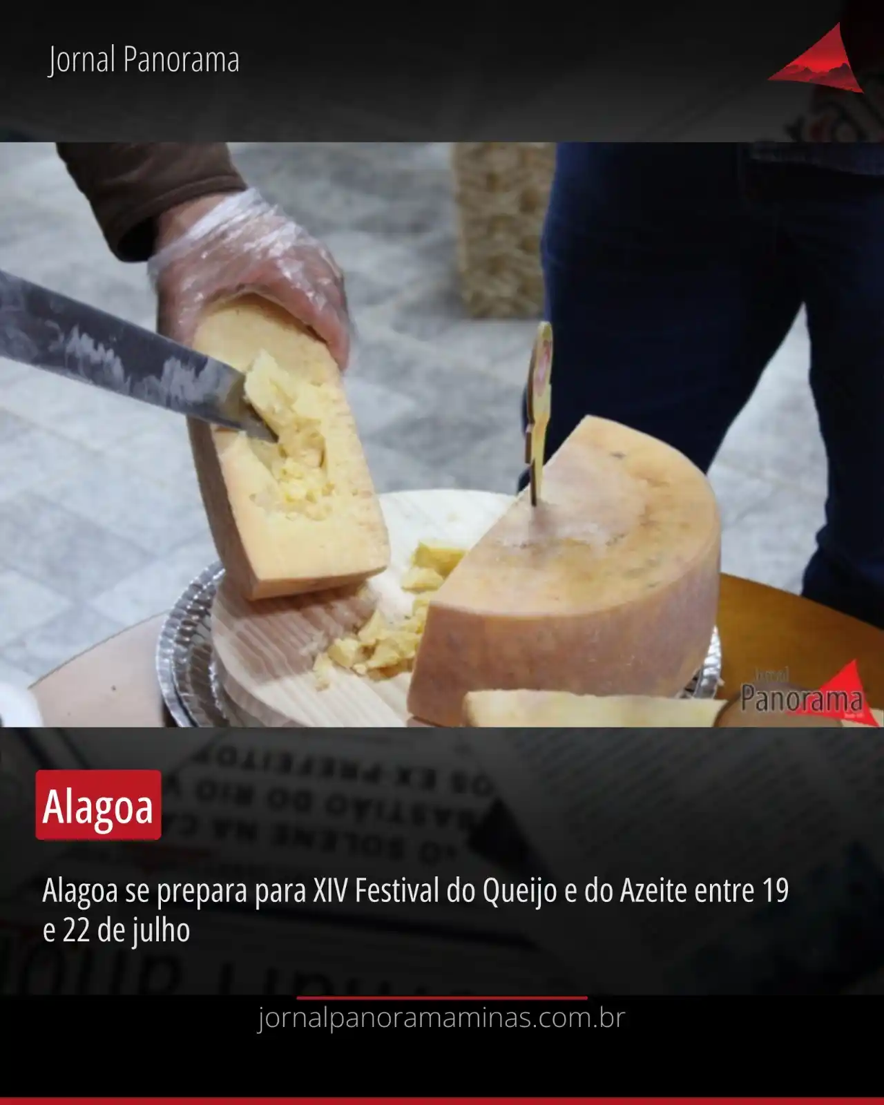 Image from JORNAL PANORAMA: Alagoa se prepara para XIV Festival do Queijo e do Azeite entre 19 e 2...