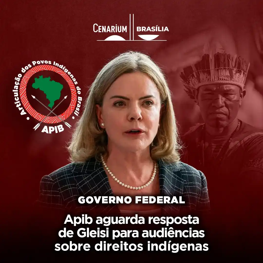 Image from CENARIUM: 💬 *Apib aguarda resposta de Gleisi Hoffmann para audiências sobre dir...