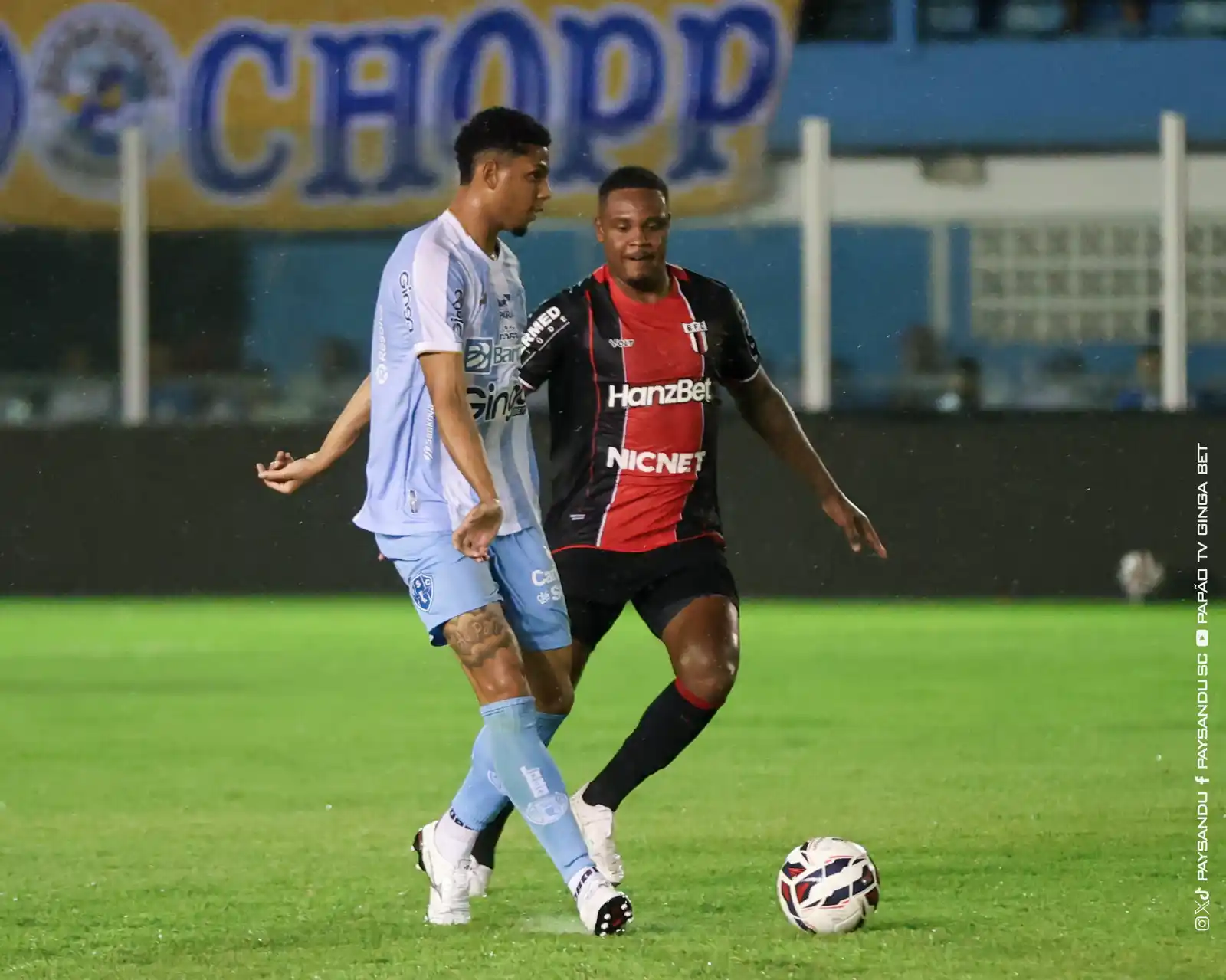 Image from ge Pará: *Após “descer do avião” e jogar, Thalisson celebra início no Paysandu:...
