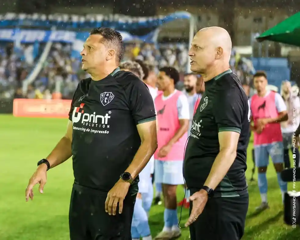 Image from ge Pará: *Após estrear com vitória, Claudinei celebra: “Torcedor do Paysandu va...