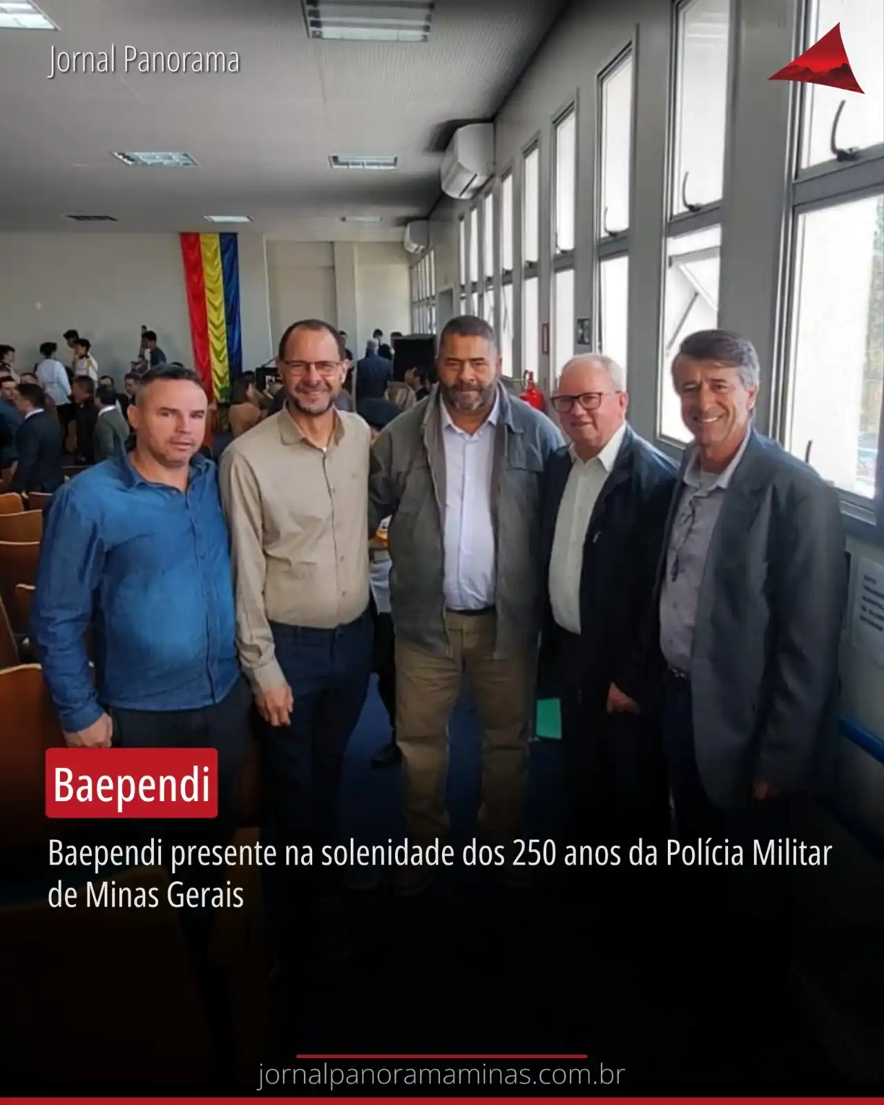 Image from JORNAL PANORAMA: Baependi presente na solenidade dos 250 anos da Polícia Militar de Min...