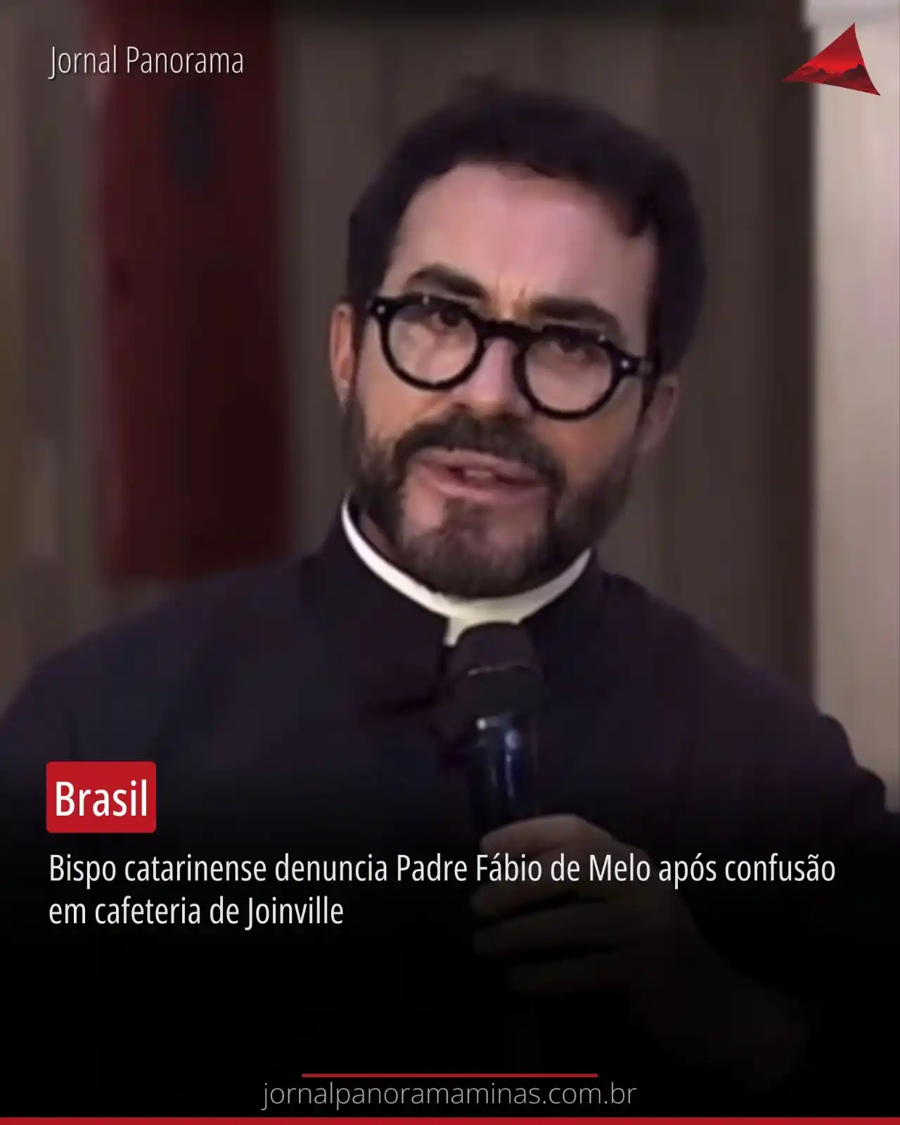 Image from JORNAL PANORAMA: Bispo catarinense denuncia Padre Fábio de Melo após confusão em cafete...