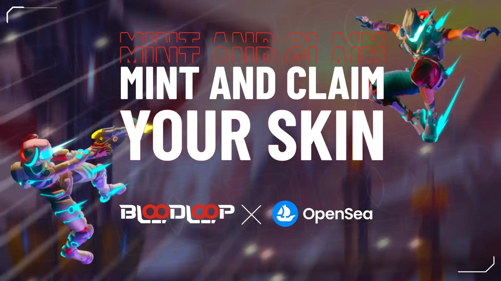 Image from  Sura Gaming - Web3, Blockchain, Cripto: 📰 *BloodLoop:* _Anuncia collab com OpenSea & Avalanche para skins exc...