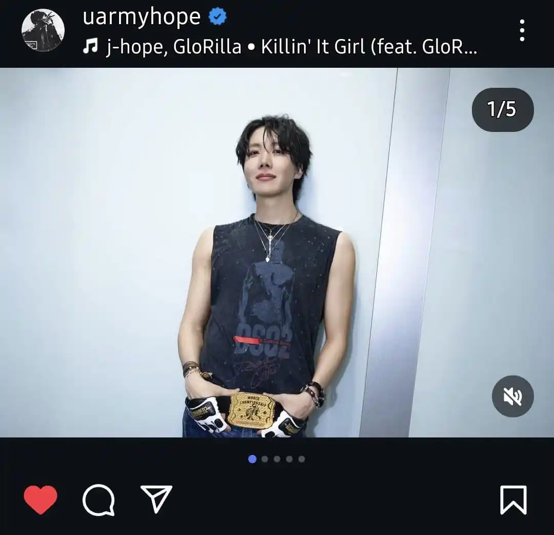 Image from Army For Youth⁷: 🌈| BOM DIAAAA, SUNSHINE! Atualização de Hoseok em seu feed do Instagr...