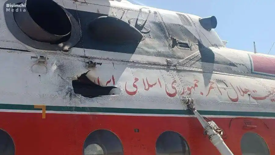 Image from Quds News Network: BREAKING: Israeli occupation forces have targeted an Iranian Red Cresc...