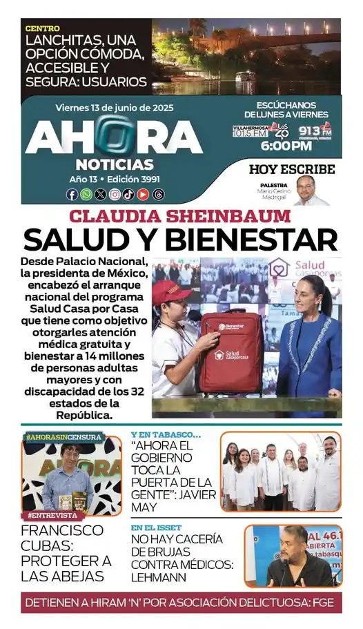 Image from Ahora Tabasco Noticias 🗞️: *¡Buenos días! 🙌🏼 Ahora Tabasco Noticias te comparte las notas más r...