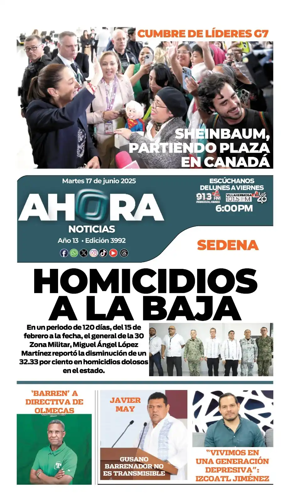 Image from Ahora Tabasco Noticias 🗞️: *☀️⛱️¡Buenos días! 🙌🏼 Ahora Tabasco Noticias te comparte las notas m...