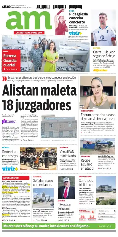 Image from Periódico AM  📰 Última Hora : ¡Buenos días!, hoy es *martes 17 de junio del 2025* | 📰 Comienza tu d...