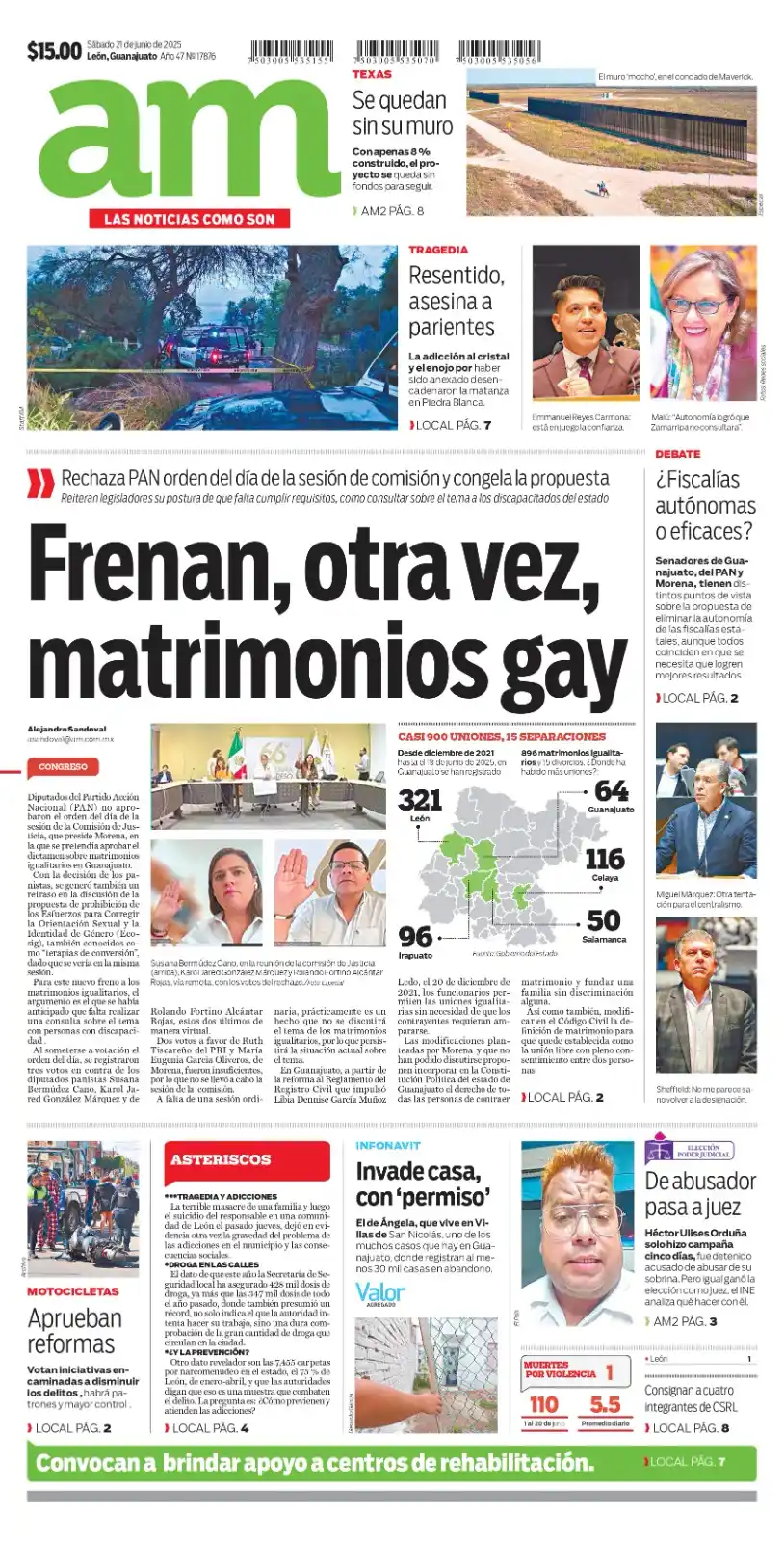 Image from Periódico AM 📰 Última Hora : ¡Buenos días!, hoy es *sábado 21 de junio del 2025* | 📰 Comienza tu d...