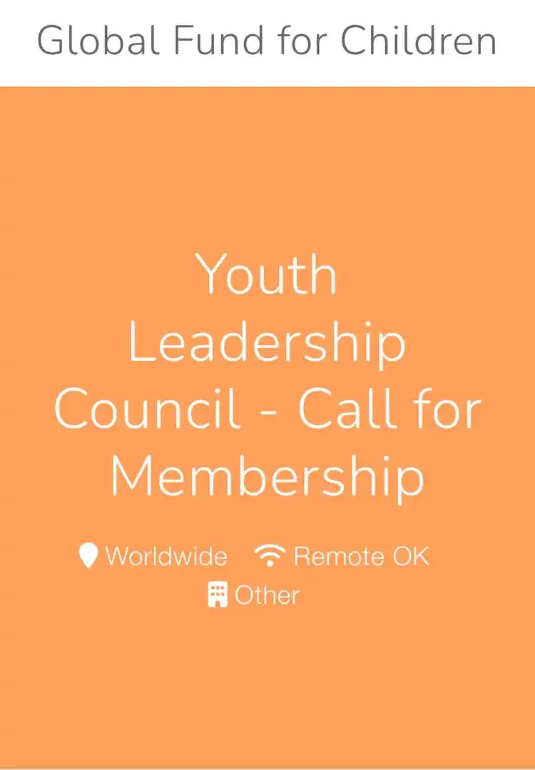 Image from Africa Jobs Gate: 🚨 Calling all young changemakers! 🚨 We’re excited to announce that...