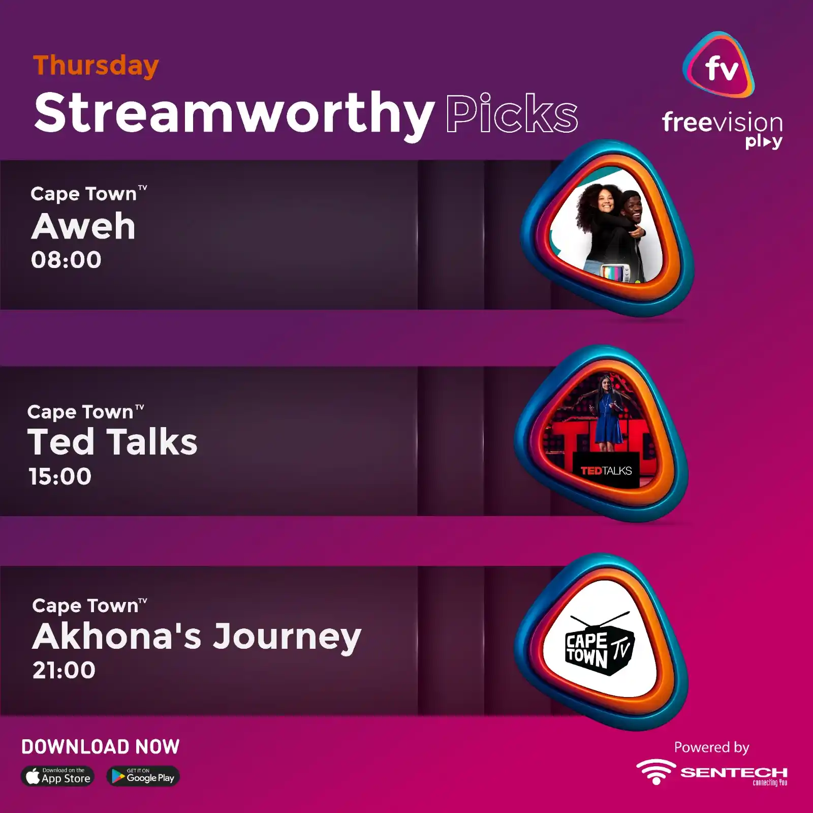 Image from Freevision Play: Catch this lineup that hits deep! 🎯  Start with Aweh, a real look at ...