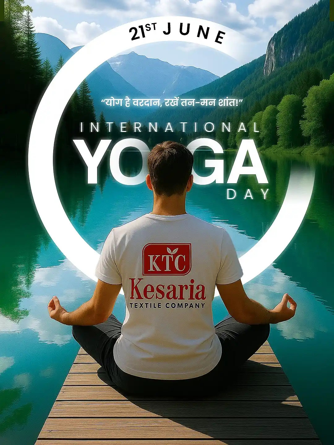 Image from Kesaria Textile Company: Celebrate wellness with Kesaria Textile Company on International Yoga ...