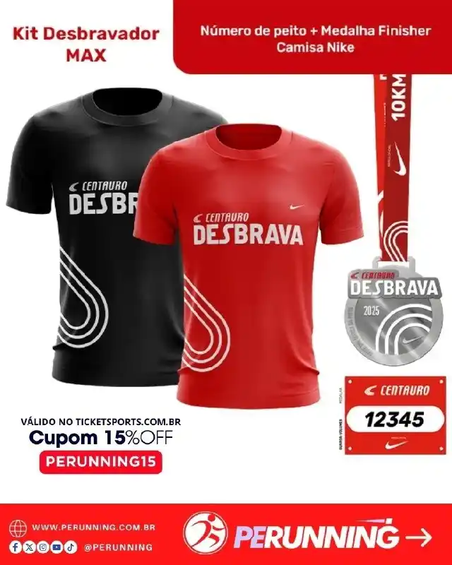 Image from PE RUNNING | Corrida e Caminhada: *CENTAURO DESBRAVA* _ETAPA RECIFE_ 📆 14/09/2025 ⏰ 6H00 📍 Recife, Sh...