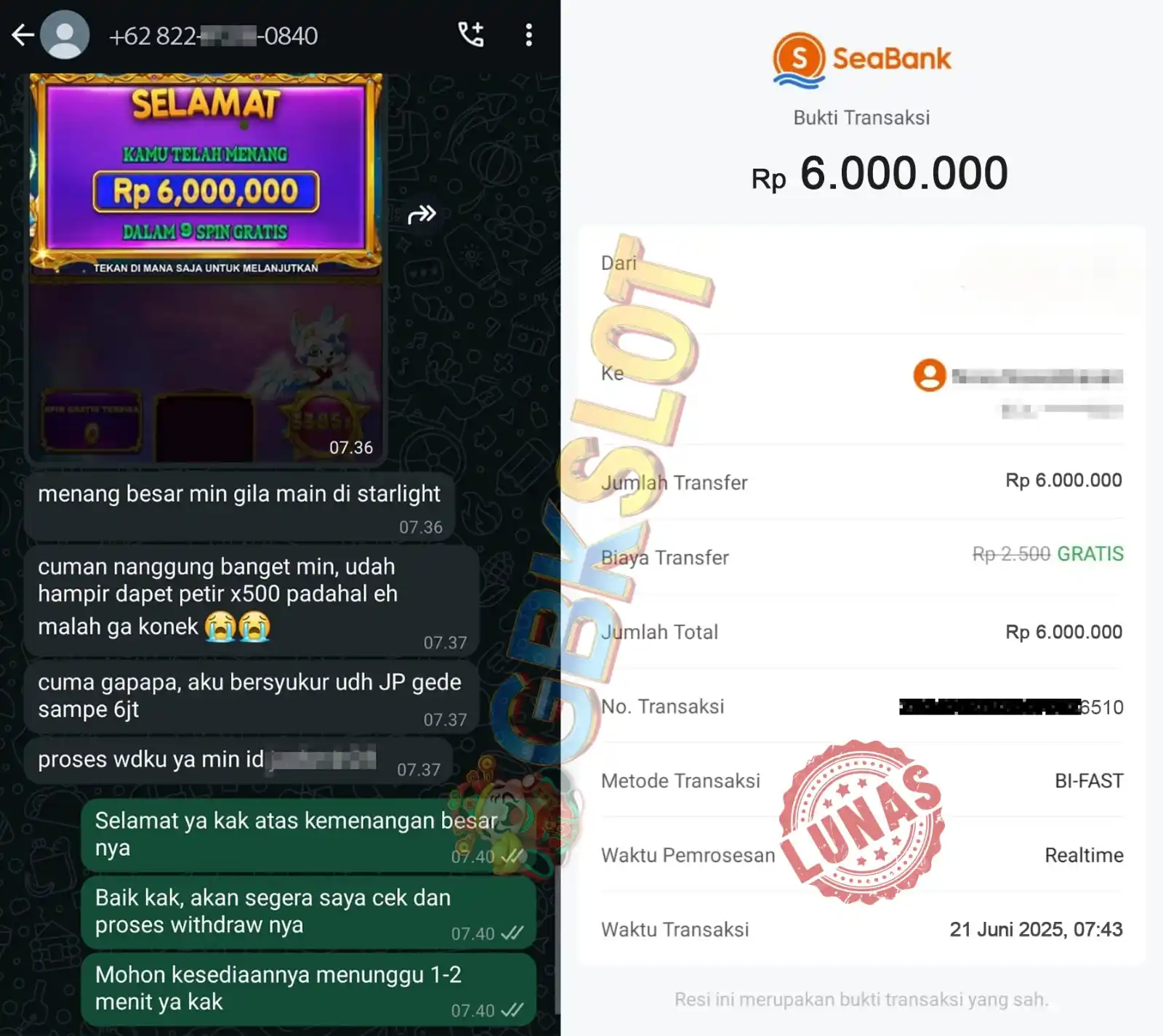 Image from random` post: Cobain deh main di GBKSLOT! Testimoni member? Udah seabrek, tinggal sc...