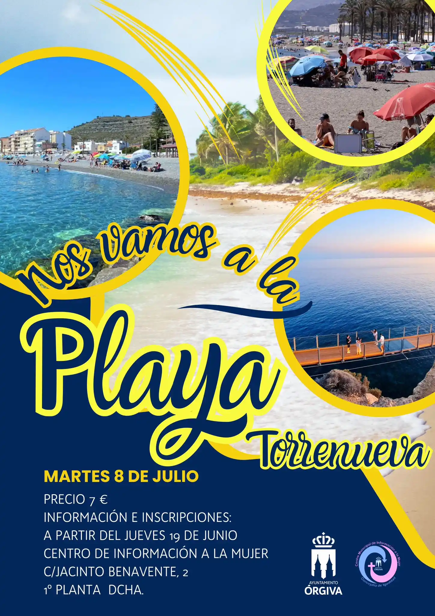 Image from Ayuntamiento de Órgiva: CONCEJALÍAS DE IGUALDAD, TURISMO Y PARTICIPACIÓN. NOS VAMOS A LA PLAYA...
