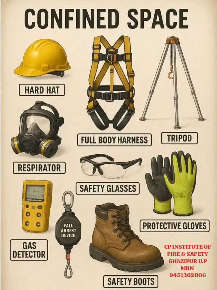 Image from Safety Seekho: Confined space PPE *Join free Live safety classes*š https://www.yout...