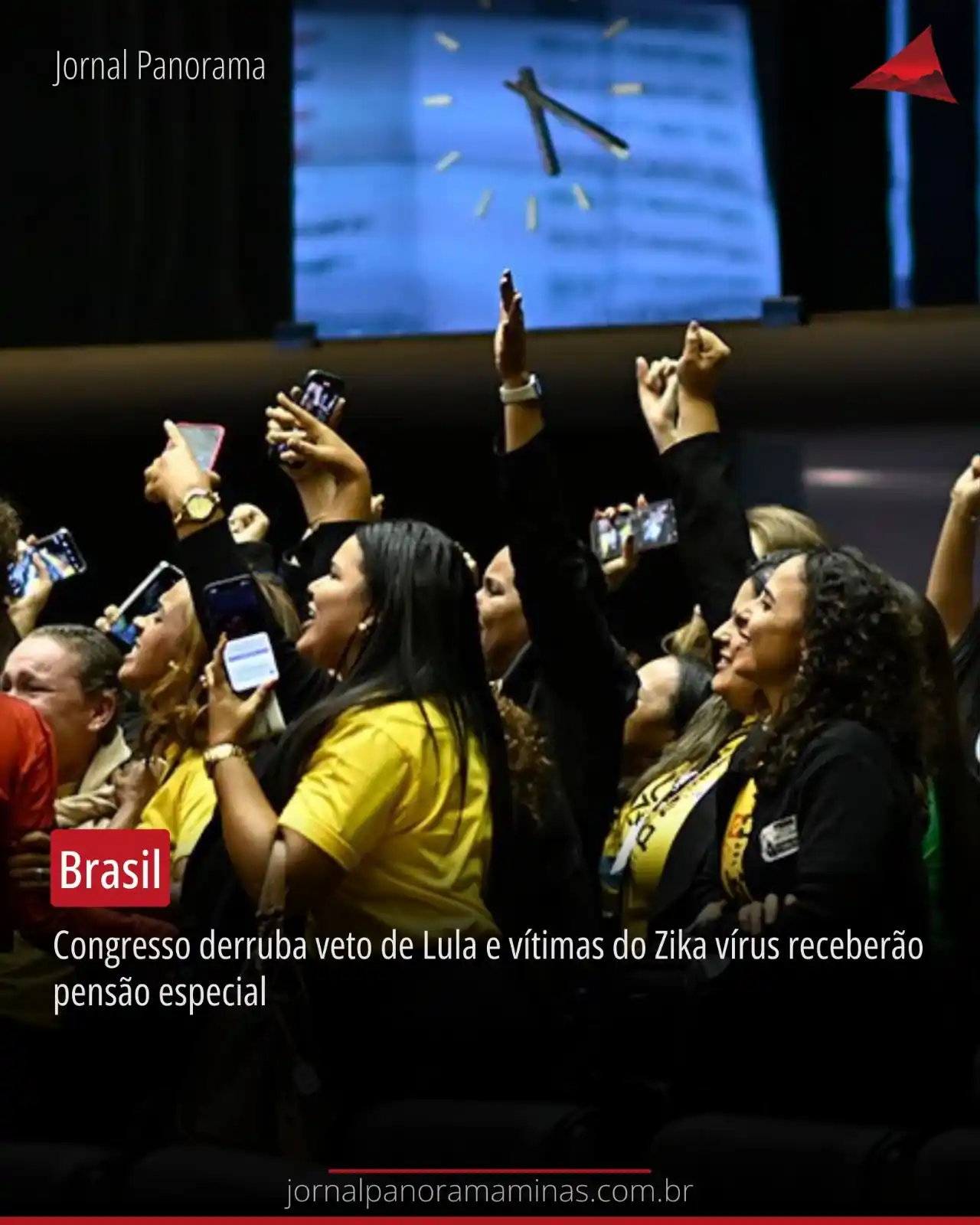 Image from JORNAL PANORAMA: Congresso derruba veto de Lula e vítimas do Zika vírus receberão pensã...