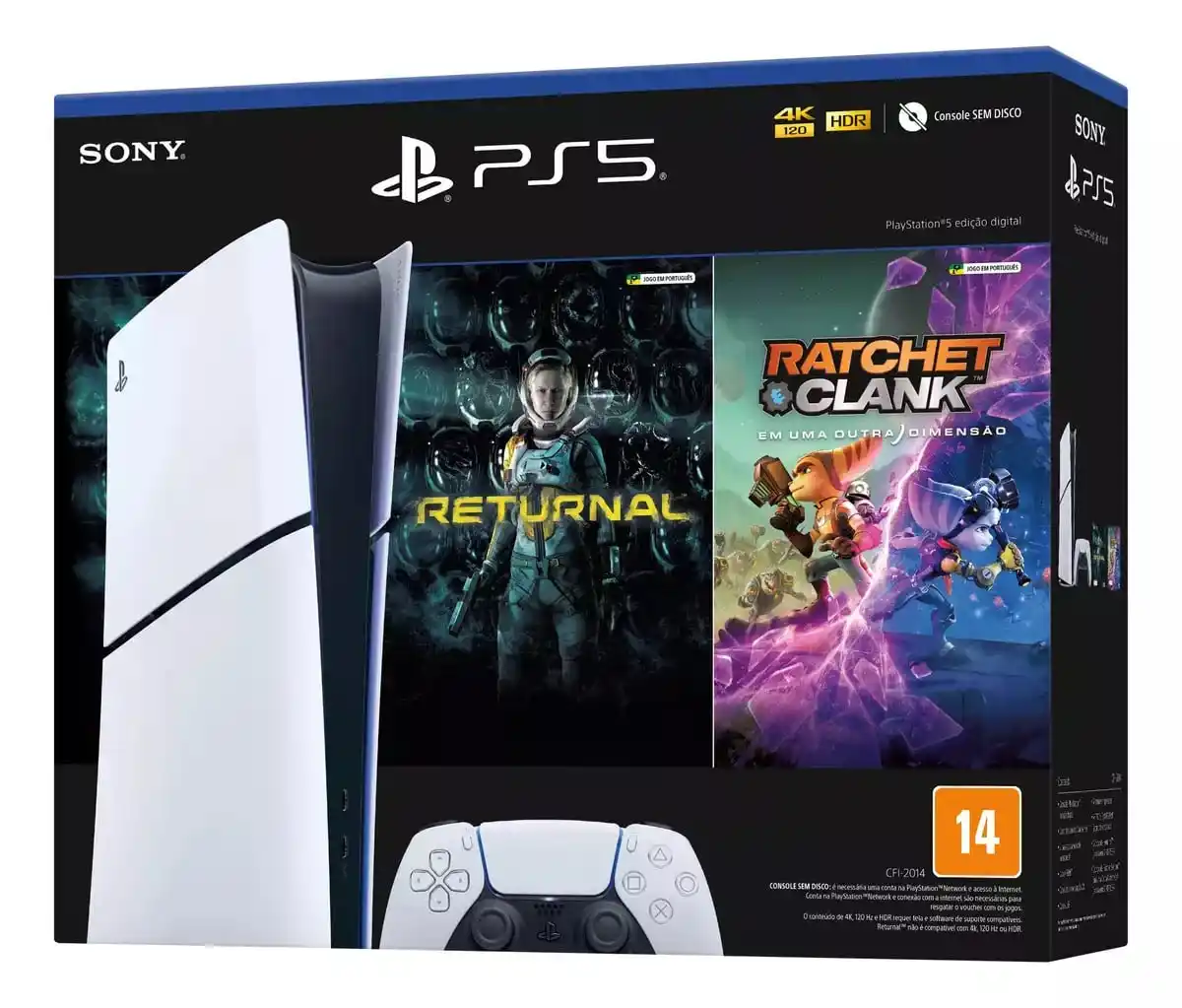 Image from Diegoduplay - Ofertas: ✅ Console Sony PlayStation 5 Digital Slim 1TB – Branco + Jogos Returna...