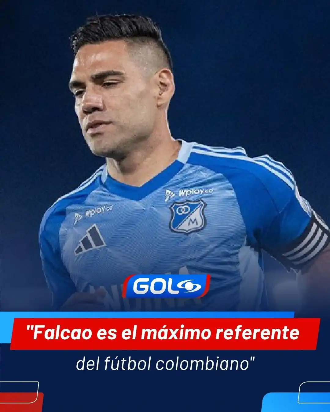 Image from Gol Caracol: 🚨¿Creen que Falcao se quedará en el azul para la Liga II? 📲https://a...