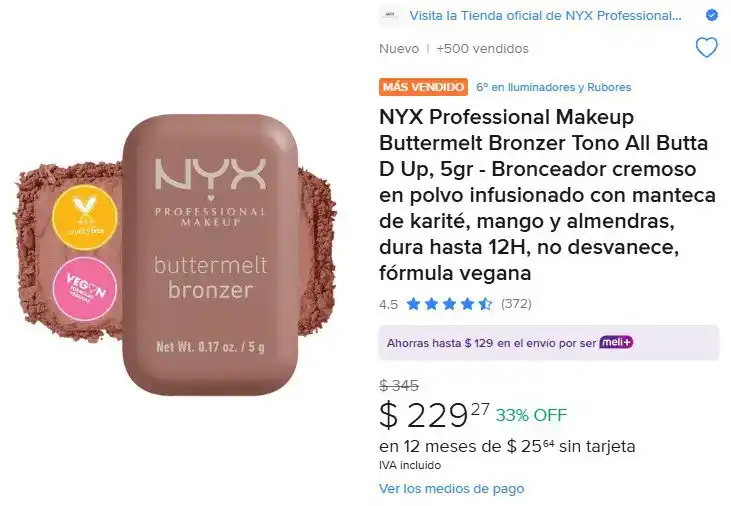 Image from Ofertones México : DALE DIMENSION A TU ROSTRO CON NYX🔥 NYX Professional Makeup Buttermel...