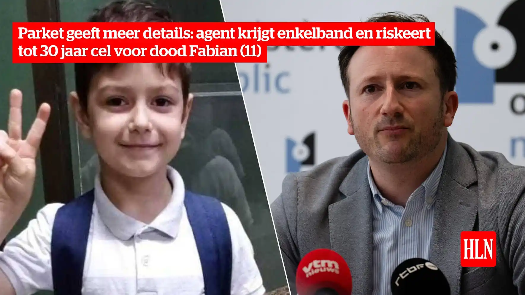 Image from HLN.be: De politieman die vorige maandag in het Brusselse Elisabethpark de 11-...
