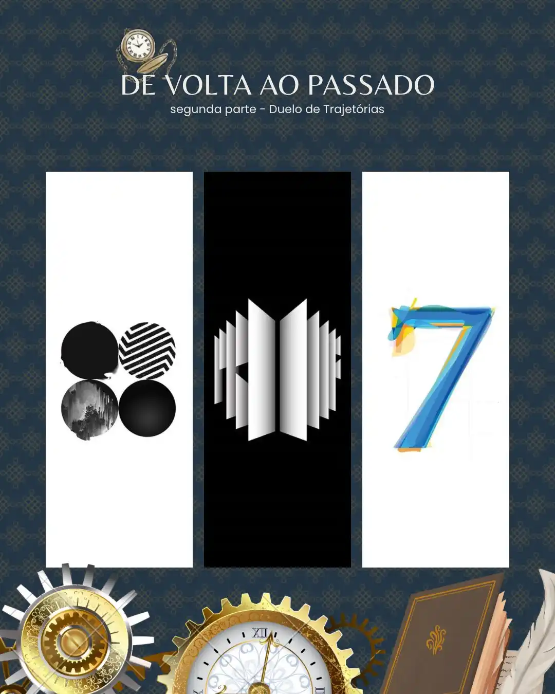 Image from ๐๐๐ ๐๐๐๐๐๐ ๐งธ๐งบ - ๐๐๐๐: *โณ| DE VOLTA AO PASSADO: DUELO DE TRAJETรRIAS* Com um passado rechead...