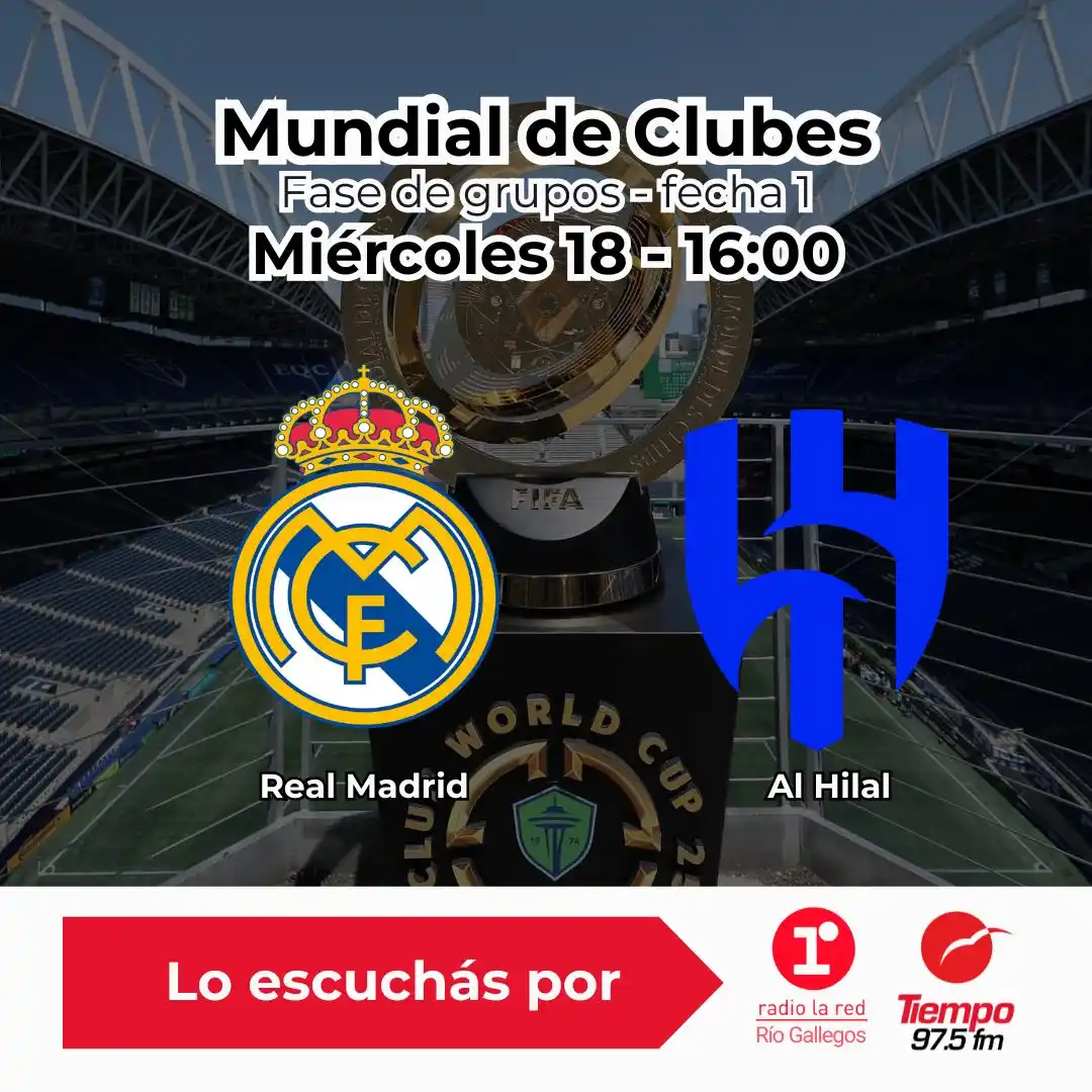 Image from Tiempo Sur Noticias: 📻⚽ Debuta el Real Madrid en el Mundial de Clubes 2025 y lo vivís por ...