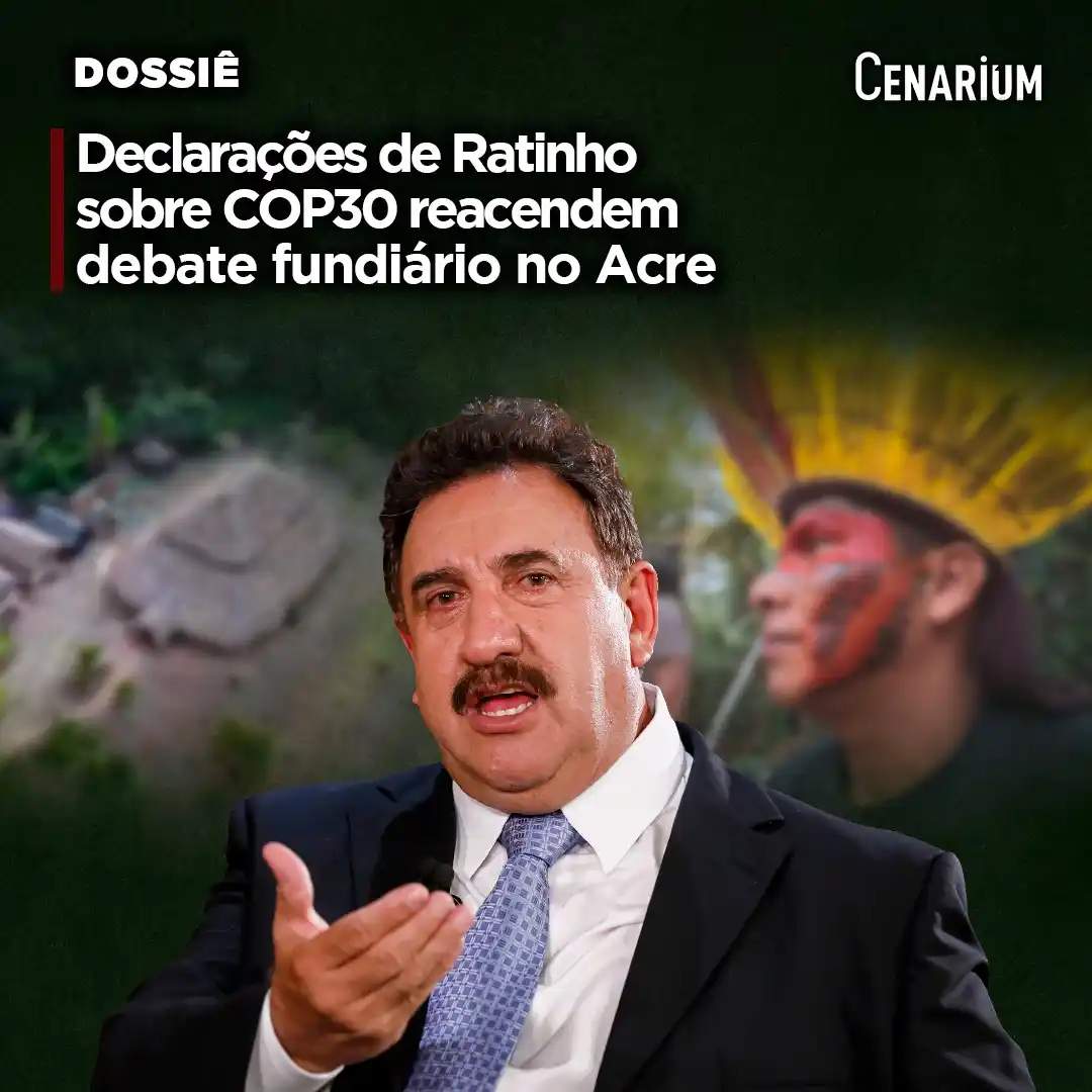 Image from CENARIUM: 📢 *Declarações de Ratinho sobre COP30 reacendem debate fundiário no A...